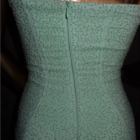 Oh Polly Strapless Mint Dress - Picture 5 of 10